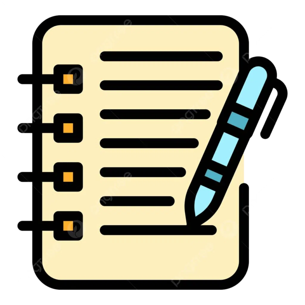pngtree human writing icon color flat picture image 7857555